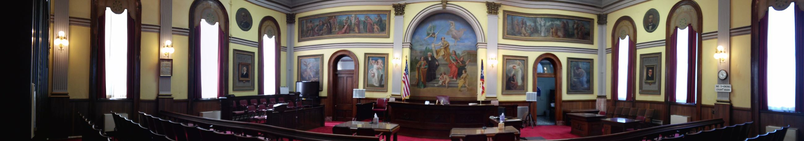 Panoramic View of Court room