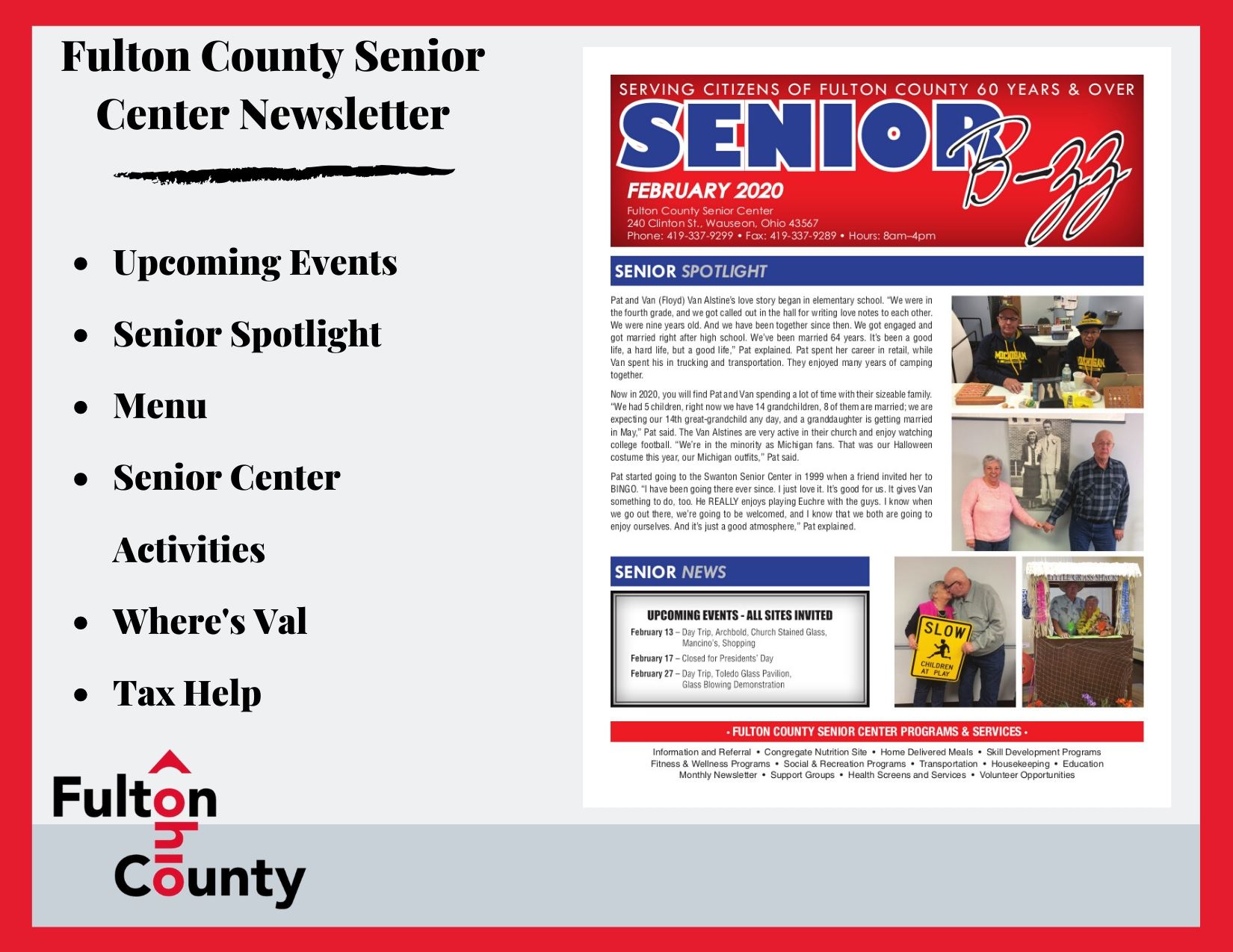 February 2020 Senior B-zz for Newsflash