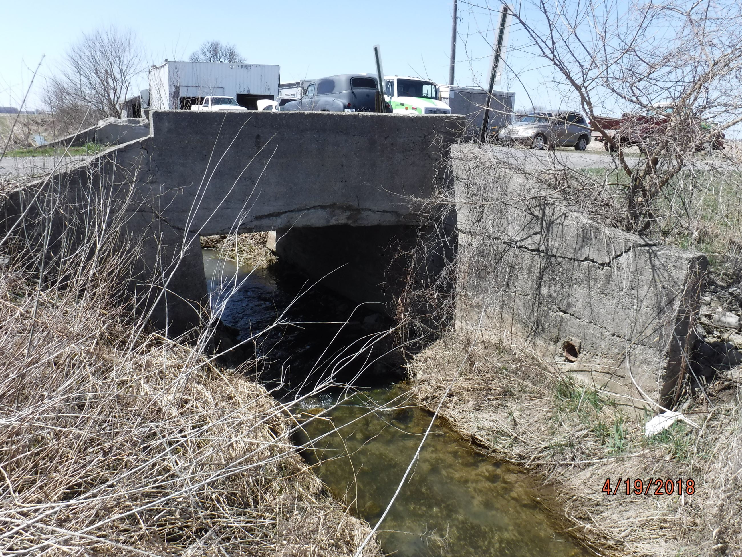 Culvert 18JK.1 Upstream Profile_Before