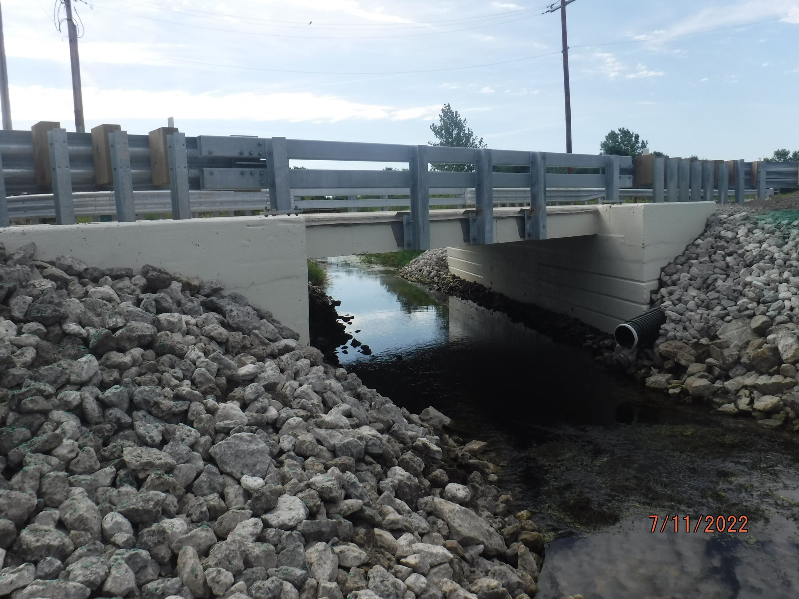 Bridge 2A.4 After Construction Upstream Profile