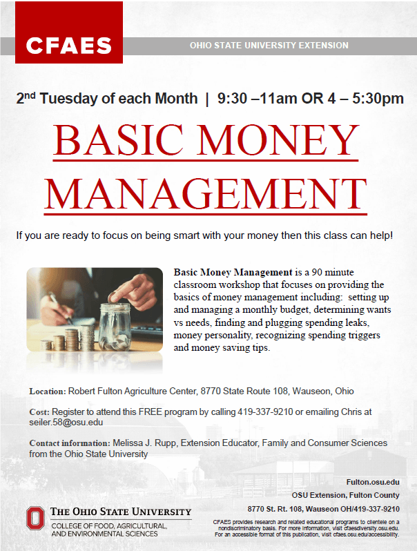 Basic money management pic
