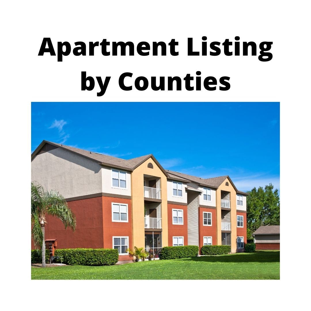 Apartment Listing by Counties